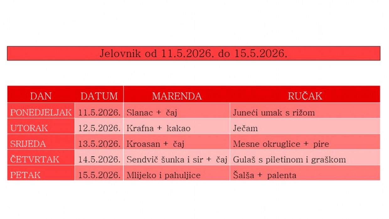 Školski jelovnik