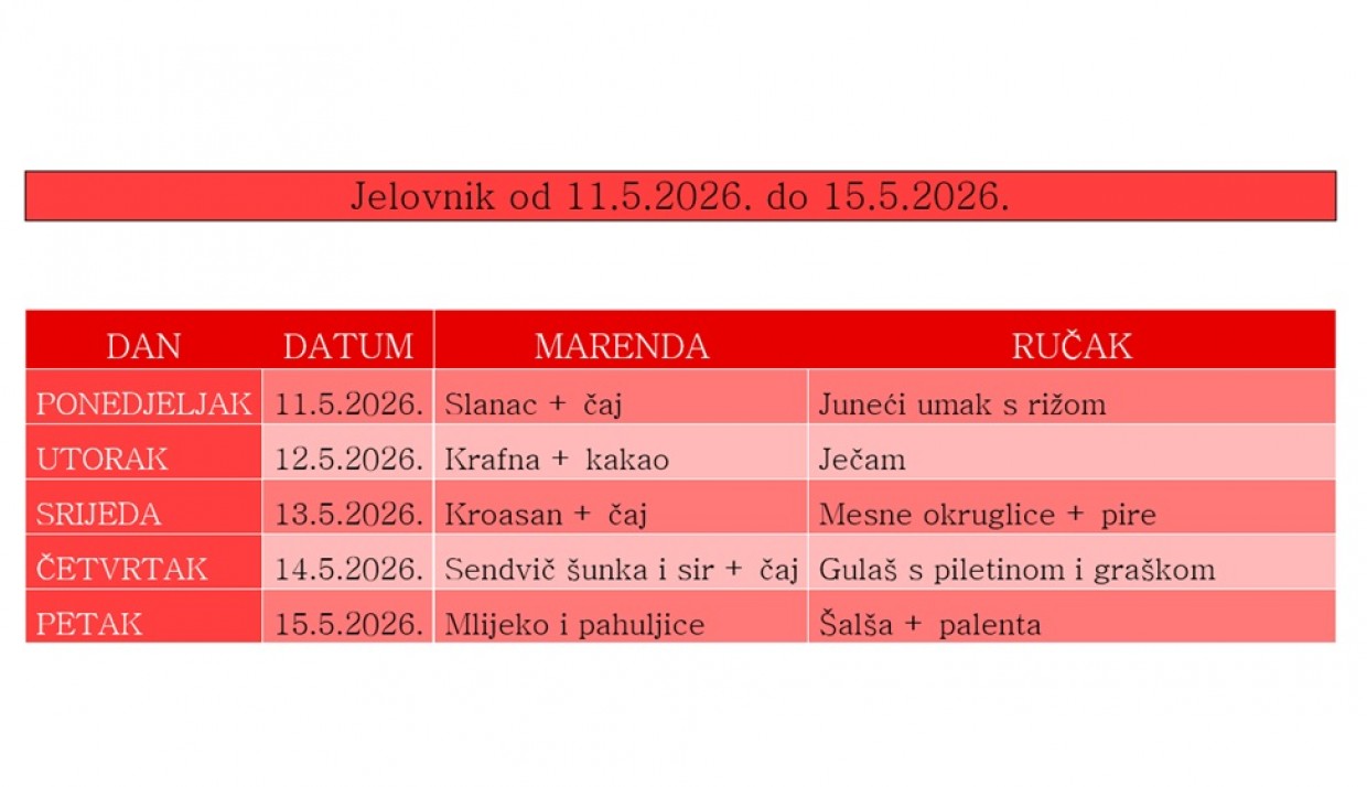 Školski jelovnik