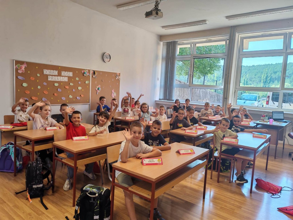 DOČEK PRVAŠA U OŠ IVANA MAŽURANIĆA